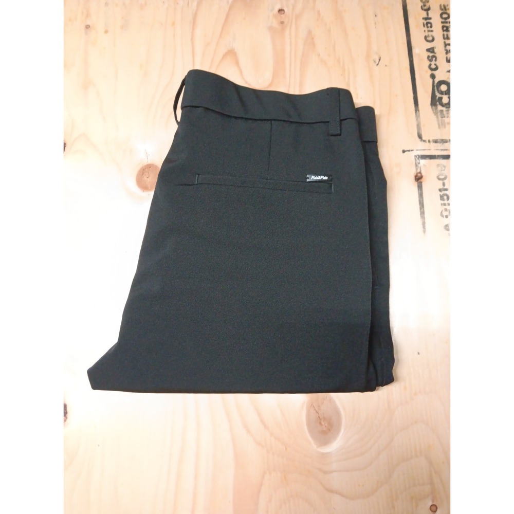 Mens Plaid & Plain Pants Dress Slacks 32 X 30 Black Skinny fit
